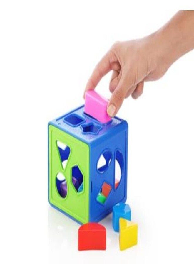 Camin Shape Sorter Cube, Educational Toy with 9 Multi-Coloured Shapes, Learning Activity Toy for Toddlers 1+ Years - Image 2
